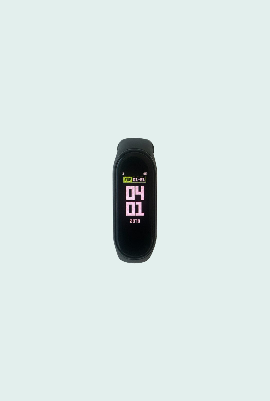 Budget fitness tracker on wrist